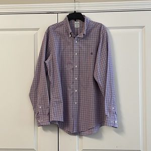 Brooks Brothers Button Down Collard Dressy Shirt Polo non iron